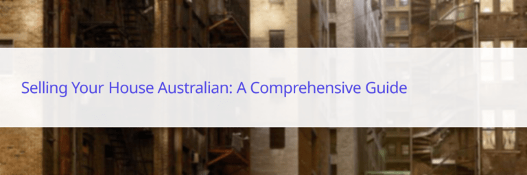 selling your house Australian